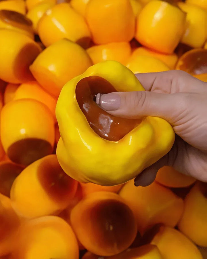 Caramel pudding squishy