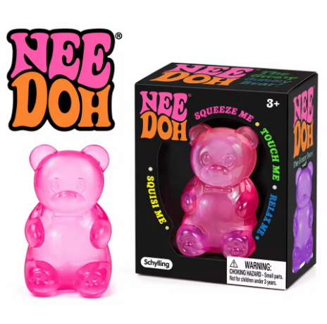 Gummy Bear Fidget rose transparent