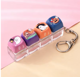 Halloween keyboard fidget keychain - Multicolor