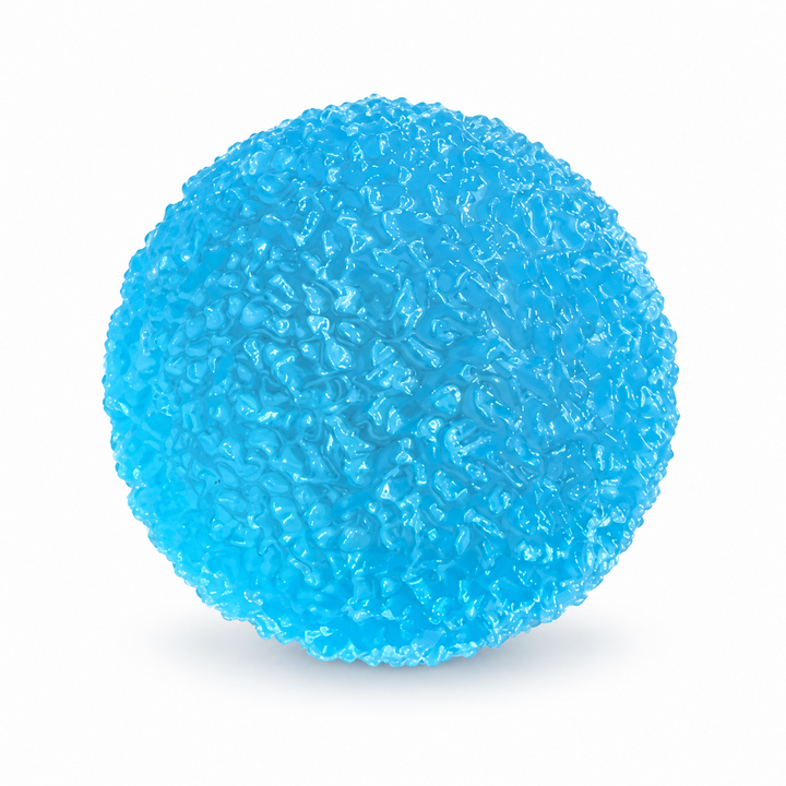 Ice Ball bleu texturé
