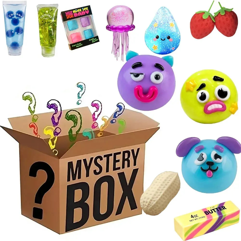 Examples of food and fidget squishy designs