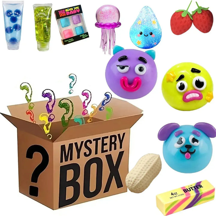 Examples of food and fidget squishy designs