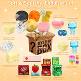 Examples of dessert and food-inspired squishy designs
