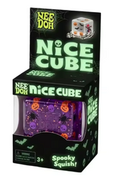 NeeDoh Nice Cube Spooky Squish Halloween purple cube