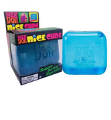 Nice Cube Squishy bleu transparent